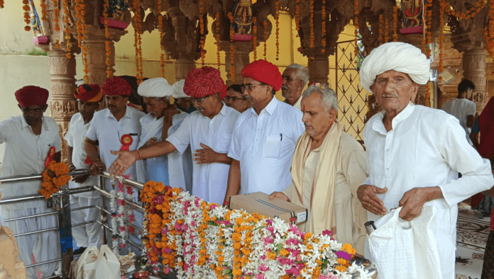 बाली गोडवाड में 608 वे अवतारण दिवस भादवी बीज समारोह धूमधाम से मनाया