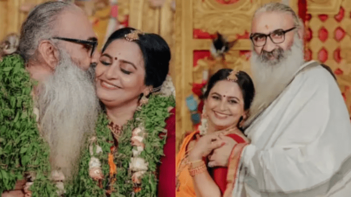 एक्ट्रेस ने 11 साल बड़े बाबा से रचाई शादी, मंडप में ही जमकर लुटाया प्यार, करने लगे किस!