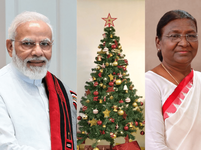 देश में क्रिसमस का जश्न, राष्ट्रपति द्रौपदी मुर्मू और पीएम मोदी ने दी शुभकामनाएं