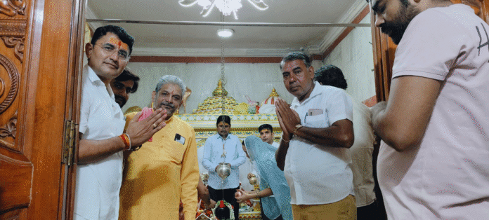 बिन्नी मिल नीलकंठ महादेव मंदिर में सावन समापन आयोजन