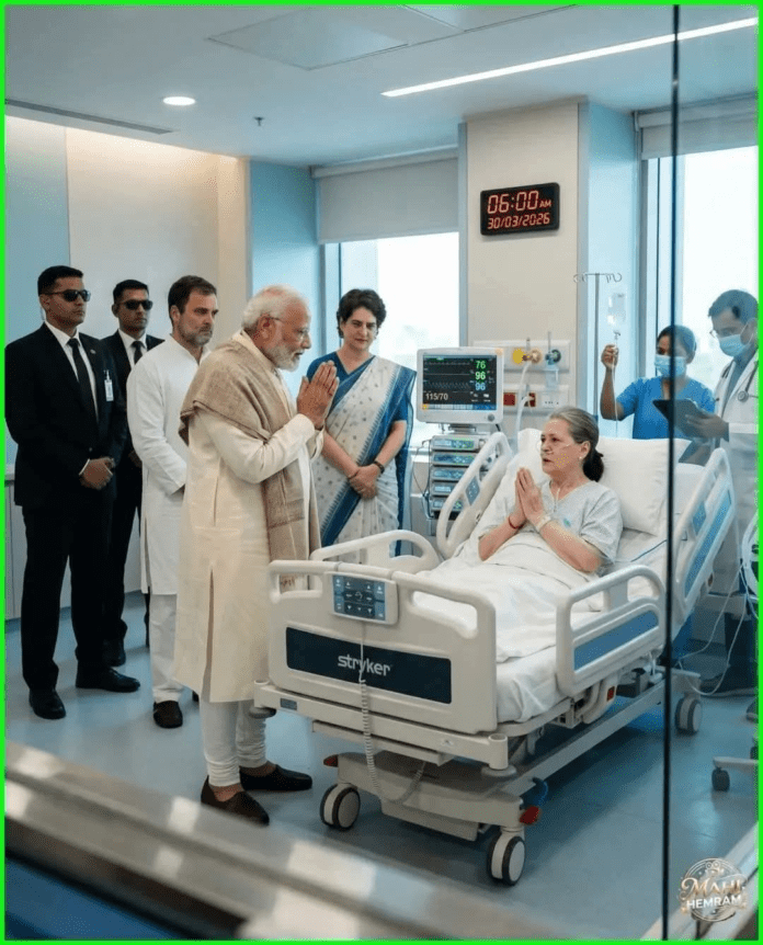 सोनिया गांधी और नरेंद्र मोदी की वायरल AI फोटो सोनिया गांधी और नरेंद्र मोदी की वायरल AI फोटो