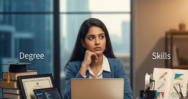 कौशल प्रशिक्षण प्राप्त करते भारतीय युवा कौशल प्रशिक्षण प्राप्त करते भारतीय युवा
