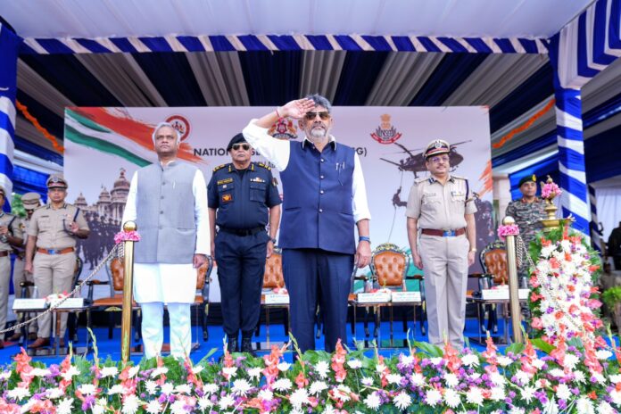 बेंगलुरु के फील्ड मार्शल माणिक शाह परेड ग्राउंड में कर्नाटक पुलिस के समग्र क्षमता वृद्धि प्रशिक्षण कार्यक्रम का उद्घाटन
